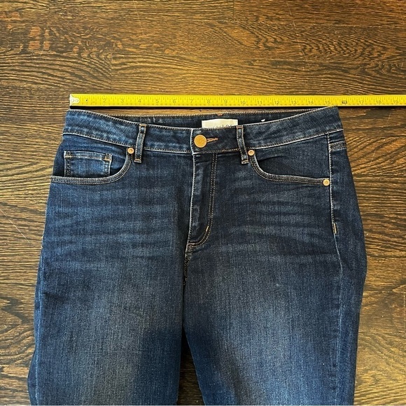 Women’s | LOFT Skinny Curvy Doible Fringed Jeans | Size 28/6 - Picture 6 of 8